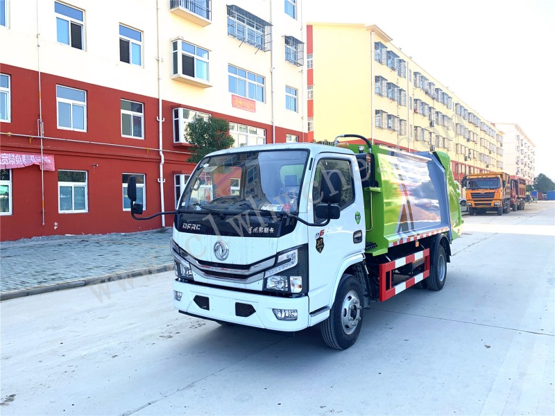東風6方壓縮式垃圾車廠家 6方壓縮式垃圾車價格 多利卡壓縮垃圾車報價